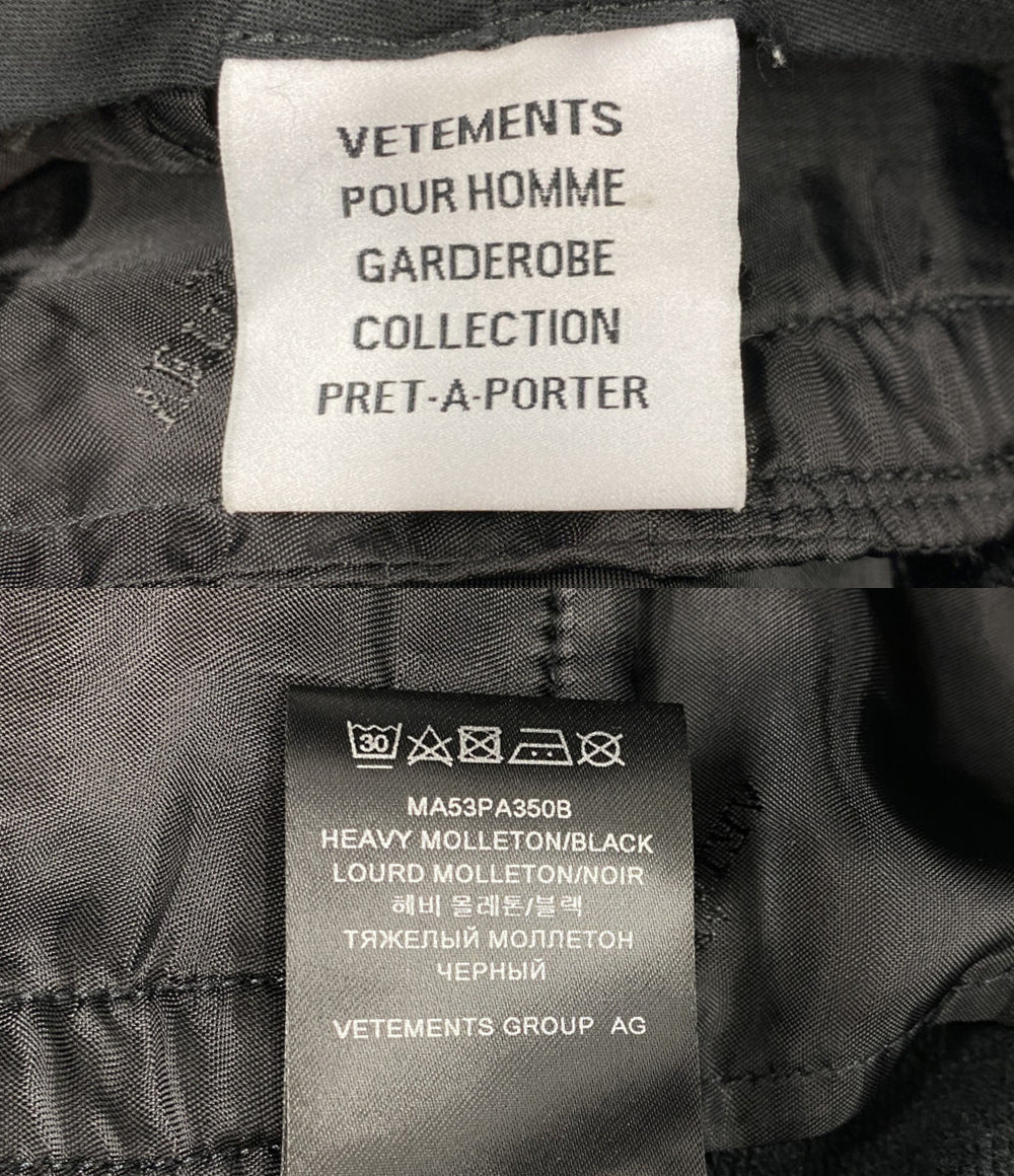 VETEMENTS ワイドパンツ Wide Leg Molton Tailored Pants メンズ SIZE S ヴェトモン