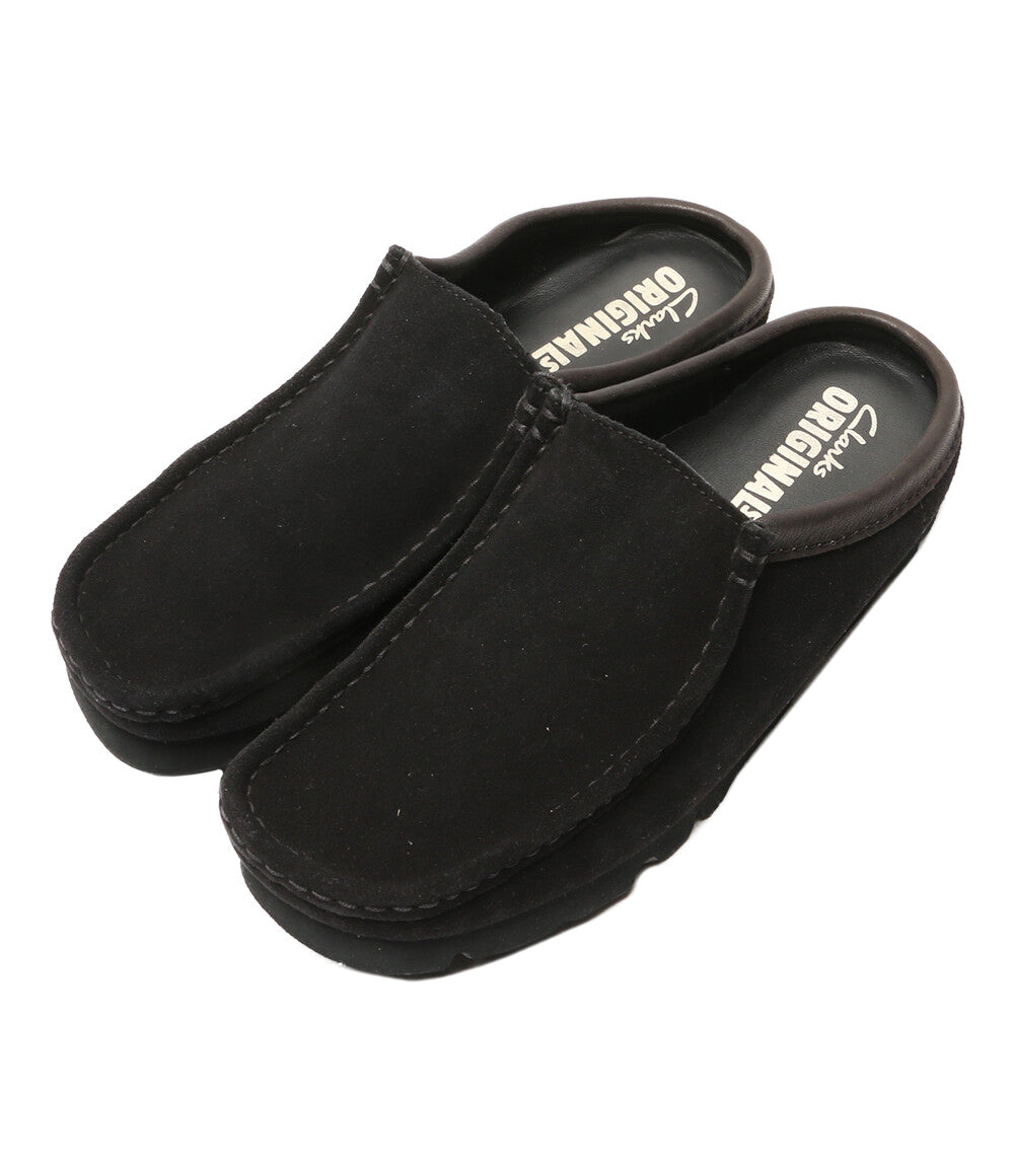 Clarks スニーカー wallabee Slip low black 261804437065 メンズ SIZE UK6.5 クラークス