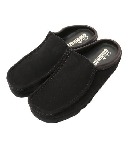 Clarks スニーカー wallabee Slip low black 261804437065 メンズ SIZE UK6.5 クラークス