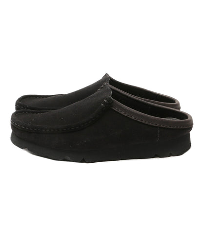 Clarks スニーカー wallabee Slip low black 261804437065 メンズ SIZE UK6.5 クラークス