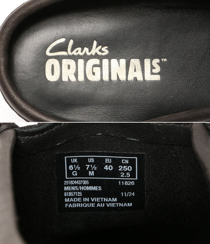 Clarks スニーカー wallabee Slip low black 261804437065 メンズ SIZE UK6.5 クラークス