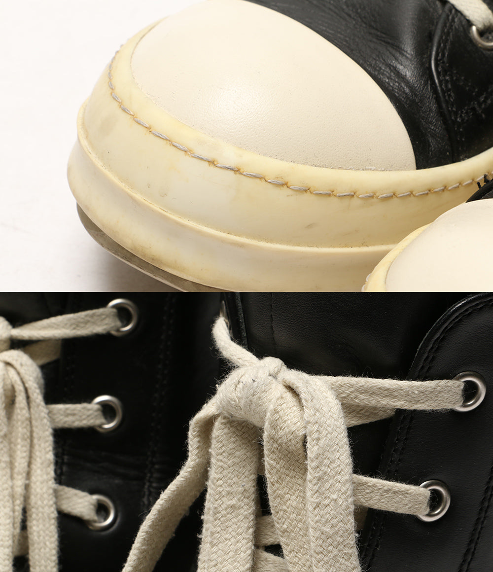 Rick Owens RAMONES ラモーンズレザーハイカットスニーカー メンズ