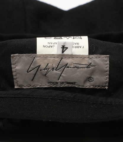 YOHJI YAMAMOTO POUR HOMME ウールサージ ダーツベレー HR-H12-139 メンズ SIZE 4 ヨウジヤマモトプールオム