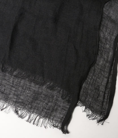 YOHJI YAMAMOTO POUR HOMME ロゴ刺繍ストール HH-L02-362 メンズ ヨウジヤマモトプールオム