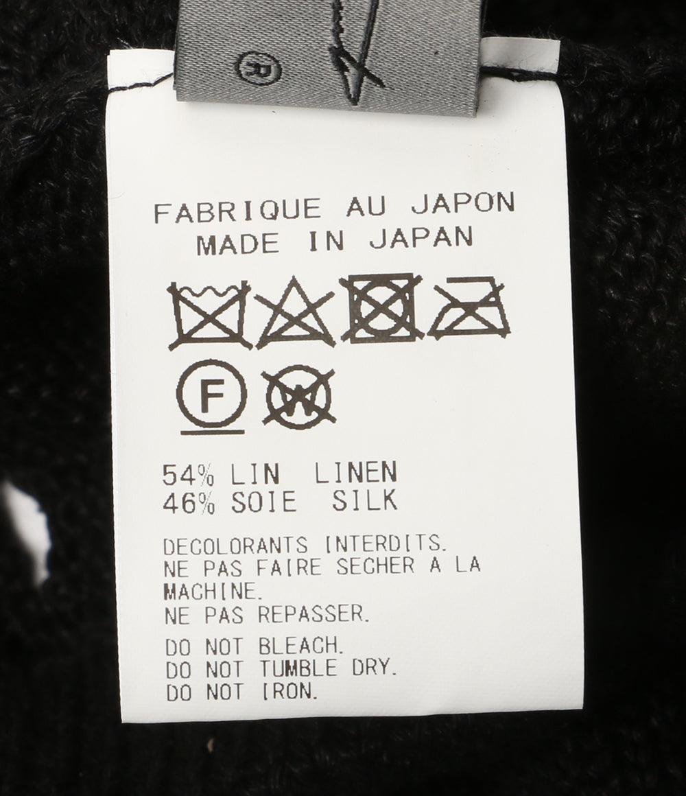 YOHJI YAMAMOTO POUR HOMME ベレー帽 JERSEY DAMAGED BERET HP-H01-360