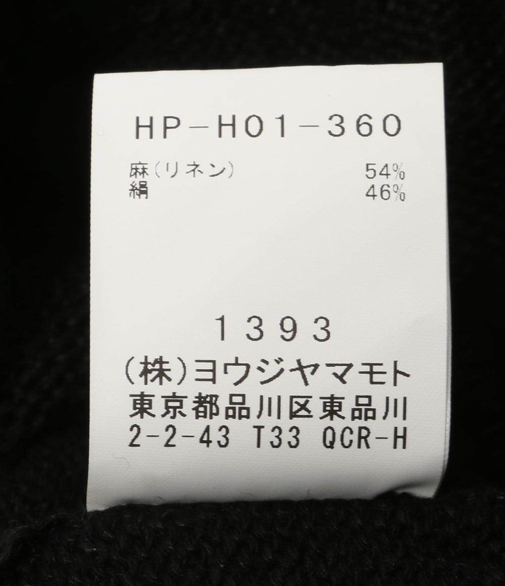 YOHJI YAMAMOTO POUR HOMME ベレー帽 JERSEY DAMAGED BERET HP-H01-360 メンズ ヨウジヤマモトプールオム