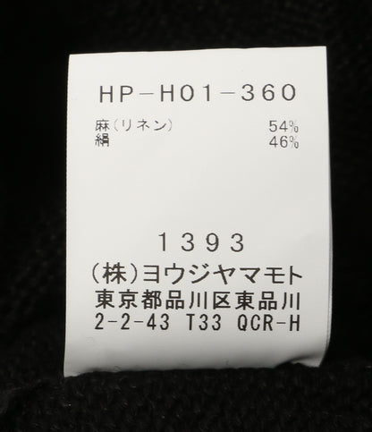 YOHJI YAMAMOTO POUR HOMME ベレー帽 JERSEY DAMAGED BERET HP-H01-360 メンズ ヨウジヤマモトプールオム