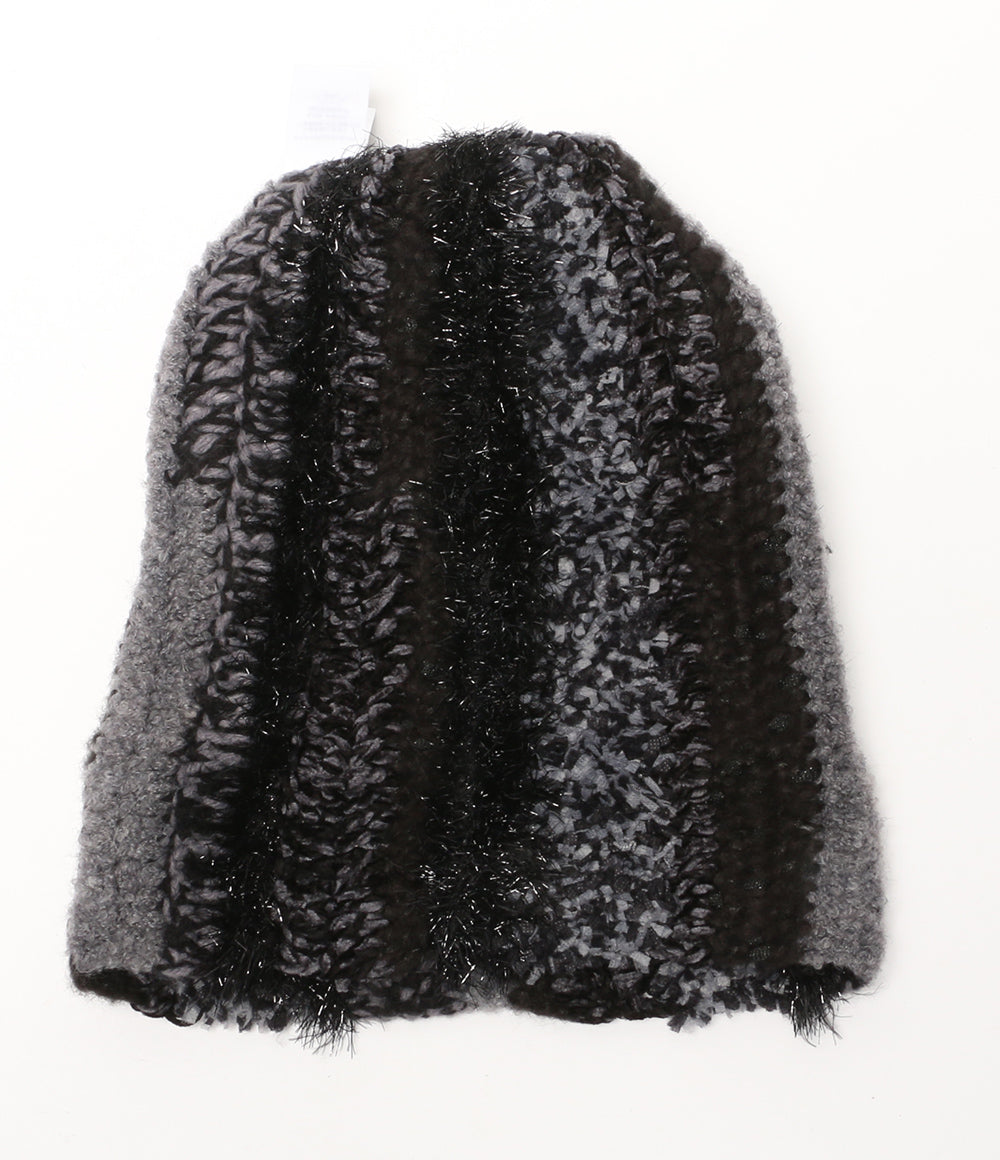 美品 Supreme ニット帽 ビーニー TINSEL STRIPE BEANIE 25AW レディース SIZE 58cm シュプリーム