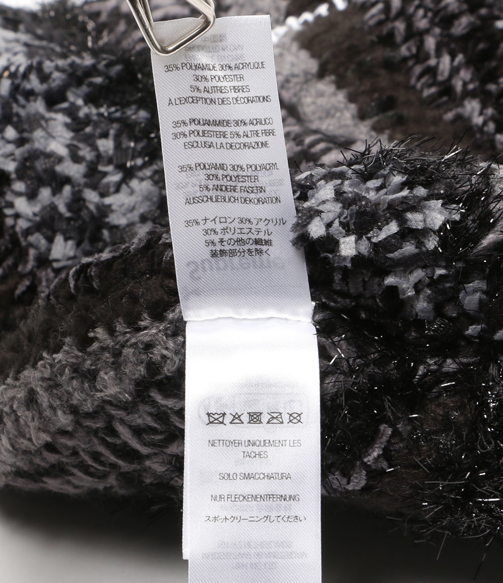 美品 Supreme ニット帽 ビーニー TINSEL STRIPE BEANIE 25AW レディース SIZE 58cm シュプリーム