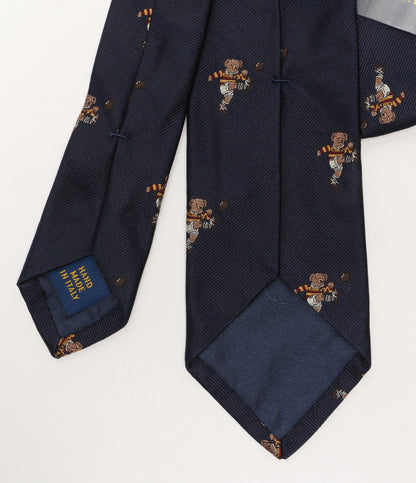 美品 POLO RALPH LAUREN ポロベア シルク ネクタイ メンズ ポロ・ラルフローレン