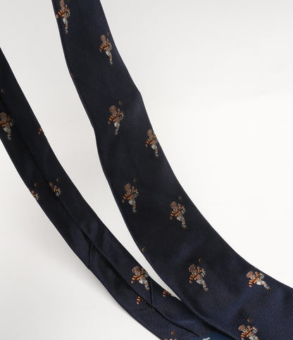 美品 POLO RALPH LAUREN ポロベア シルク ネクタイ メンズ ポロ・ラルフローレン