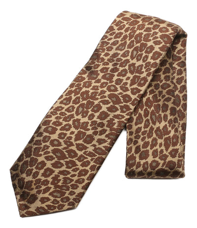 YOHJI YAMAMOTO POUR HOMME ネクタイ レオパードネクタイ 13AW メンズ ヨウジヤマモトプールオム