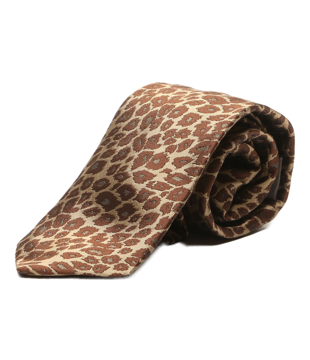 YOHJI YAMAMOTO POUR HOMME ネクタイ レオパードネクタイ 13AW メンズ ヨウジヤマモトプールオム