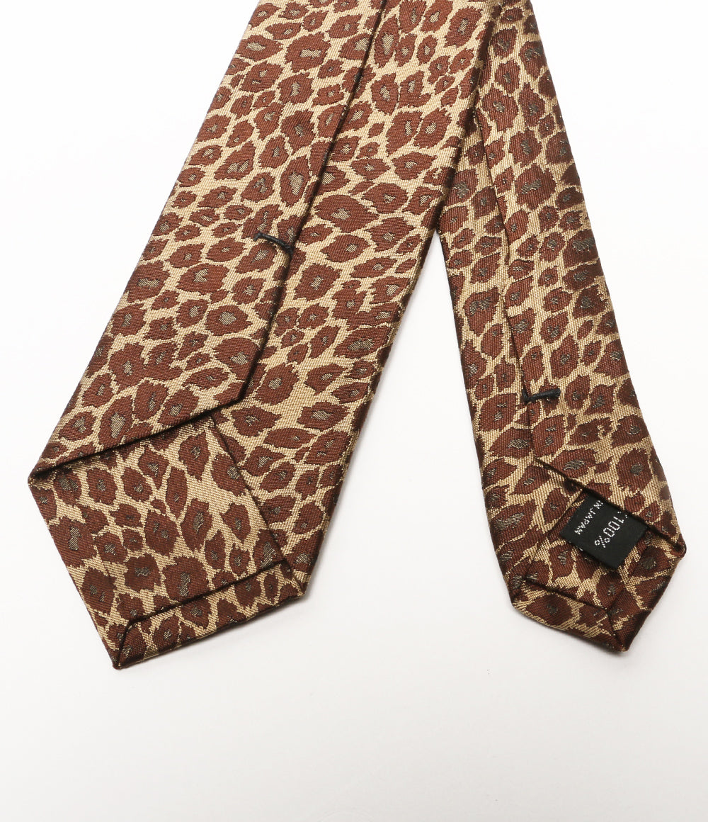 YOHJI YAMAMOTO POUR HOMME ネクタイ レオパードネクタイ 13AW メンズ
