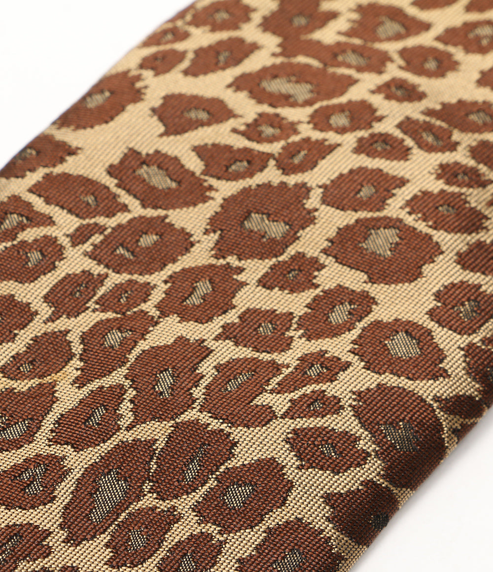 YOHJI YAMAMOTO POUR HOMME ネクタイ レオパードネクタイ 13AW メンズ