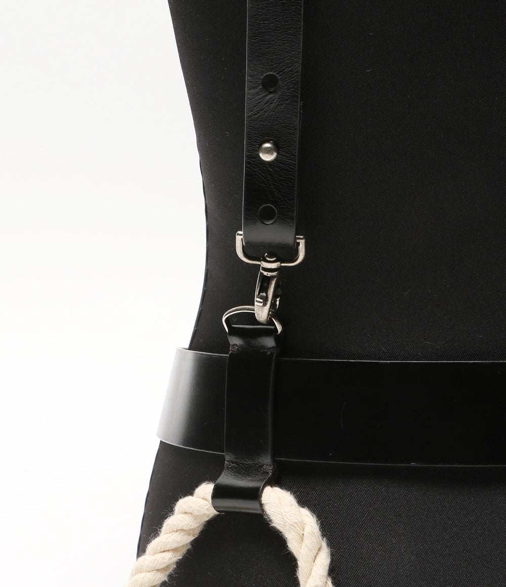 Ann demeulemeester ベルト ROPE LEATHER BELT レディース SIZE S アンドゥムルメステール