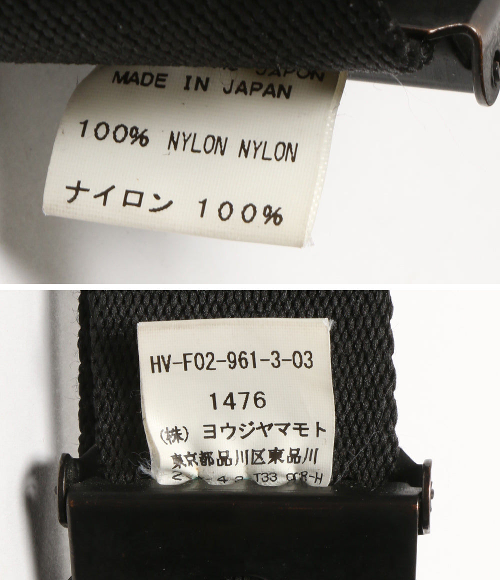 YOHJI YAMAMOTO ナイロンベルト ガチャベルト HV-F02-961 メンズ ヨウジヤマモト