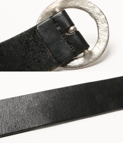 YOHJI YAMAMOTO バックルレザーベルト メンズ ヨウジヤマモト