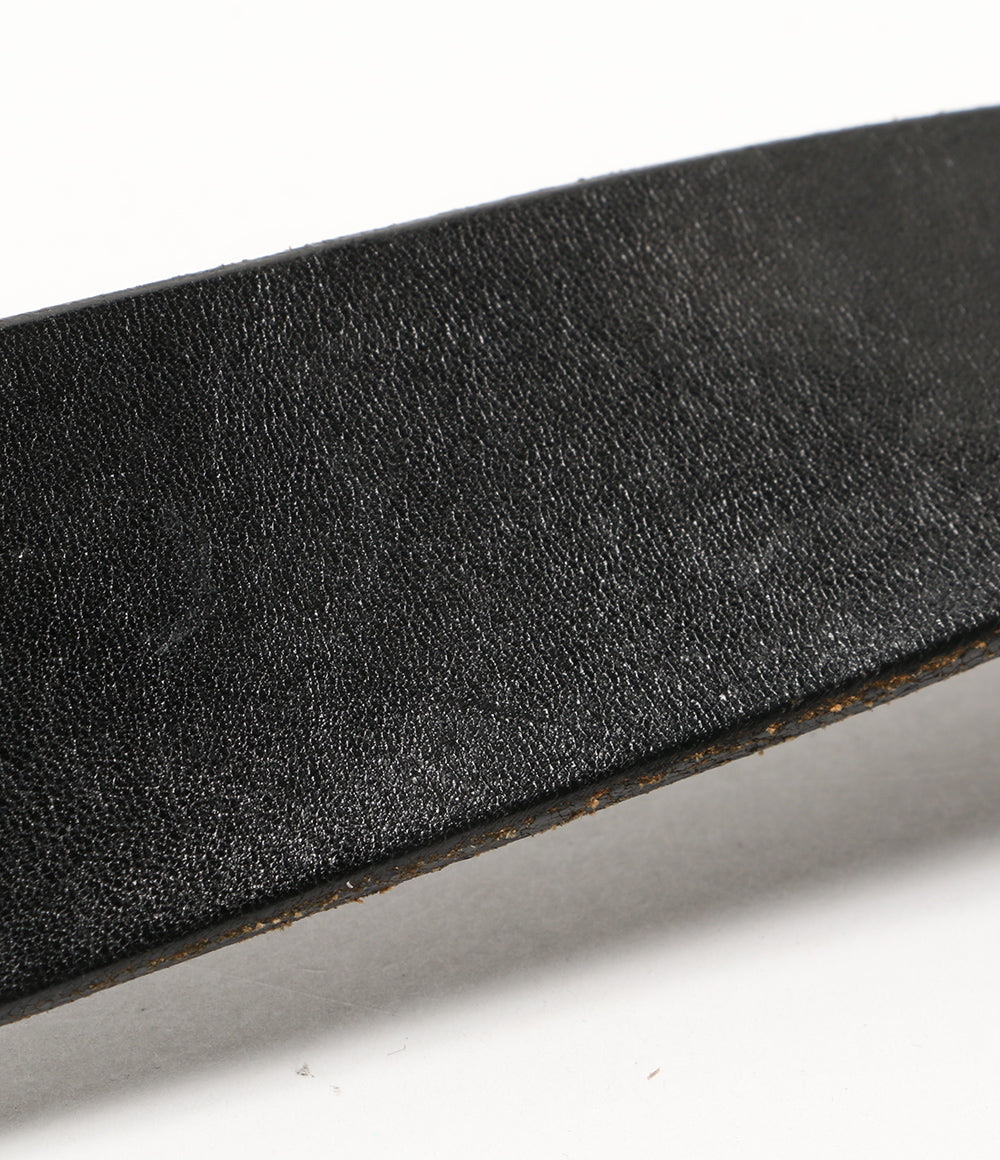 YOHJI YAMAMOTO バックルレザーベルト メンズ ヨウジヤマモト