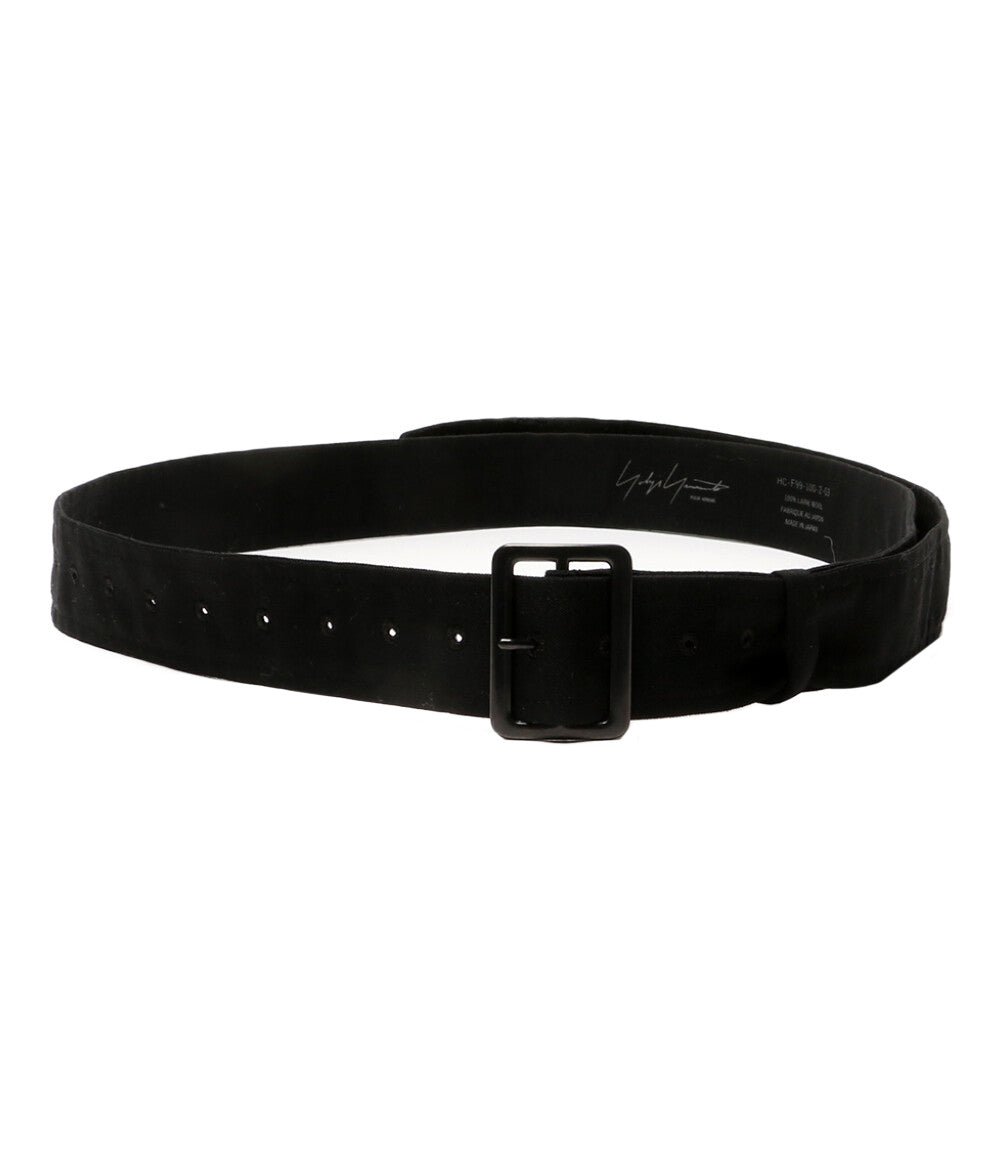 YOHJI YAMAMOTO POUR HOMME ウールギャバベルト メンズ ヨウジヤマモトプールオム