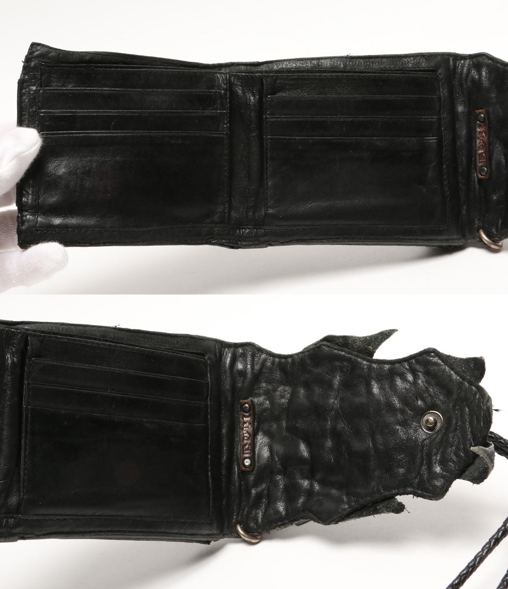 KMRii 三つ折り財布 WC Druzy メンズ ケムリ