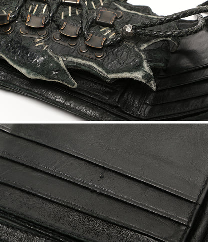 KMRii 三つ折り財布 WC Druzy メンズ ケムリ