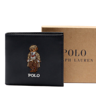 美品 POLO RALPH LAUREN 二つ折り財布 POLO ベアービルフォードコインウォレット メンズ ポロ・ラルフローレン