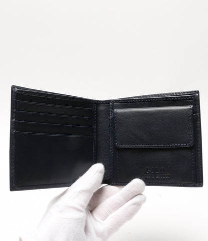 美品 POLO RALPH LAUREN 二つ折り財布 POLO ベアービルフォードコインウォレット メンズ ポロ・ラルフローレン