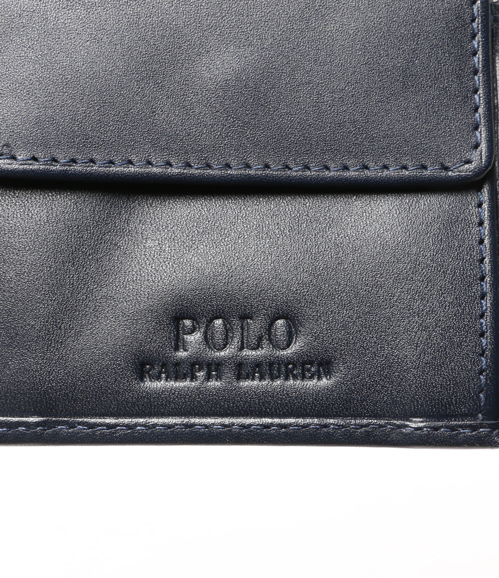 美品 POLO RALPH LAUREN 二つ折り財布 POLO ベアービルフォードコインウォレット メンズ ポロ・ラルフローレン