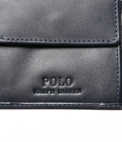 美品 POLO RALPH LAUREN 二つ折り財布 POLO ベアービルフォードコインウォレット メンズ ポロ・ラルフローレン