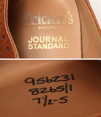 TRICKER'S×JOURNAL STANDERD ビジネスシューズ ウィングチップ BOURTON WING TIP LOBRN 2022 メンズ SIZE 7.5 トリッカーズ