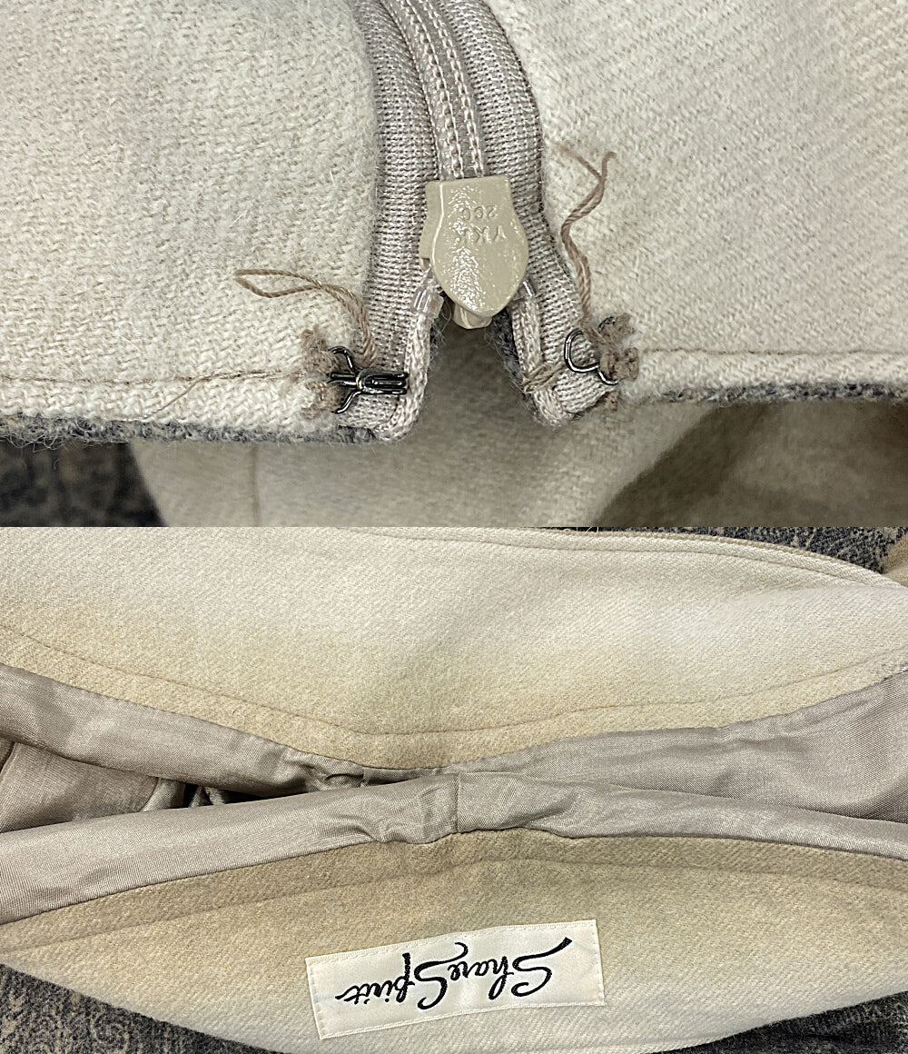 SHARE SPIRIT 総柄ウールハーフパンツ FA975 メンズ SIZE 38 シェアー