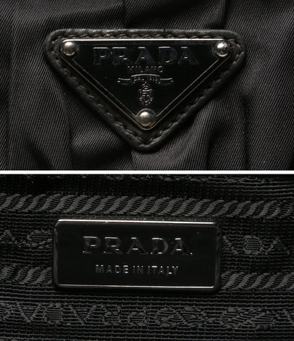 PRADA ショルダーバッグ 編込みハンドルギャザーバッグ レディース プラダ