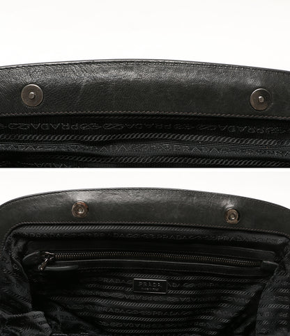 PRADA ショルダーバッグ 編込みハンドルギャザーバッグ レディース プラダ