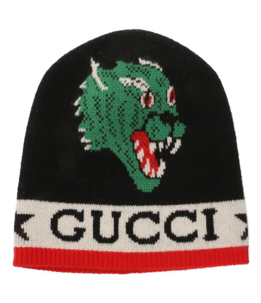 08　GUCCI グッチ ニット帽 ビーニー スネーク タイガー　帽子 08 GUCCI グッチ ニット帽 ビーニー スネーク タイガー 帽子 08 GUCCI