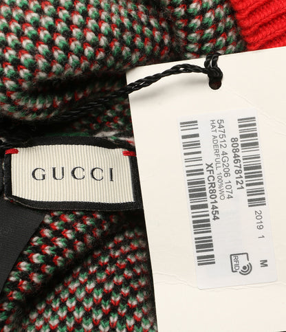 GUCCI ニット帽 ビーニー HAT ADERFULL メンズ SIZE M グッチ