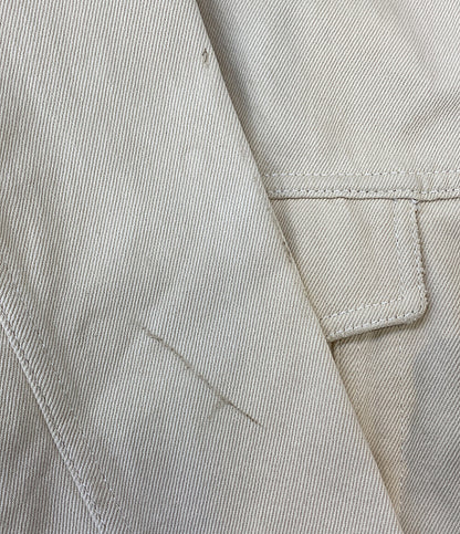 BALENCIAGA デニムジャケット バックロゴ ダメージ加工 メンズ SIZE 38 バレンシアガ