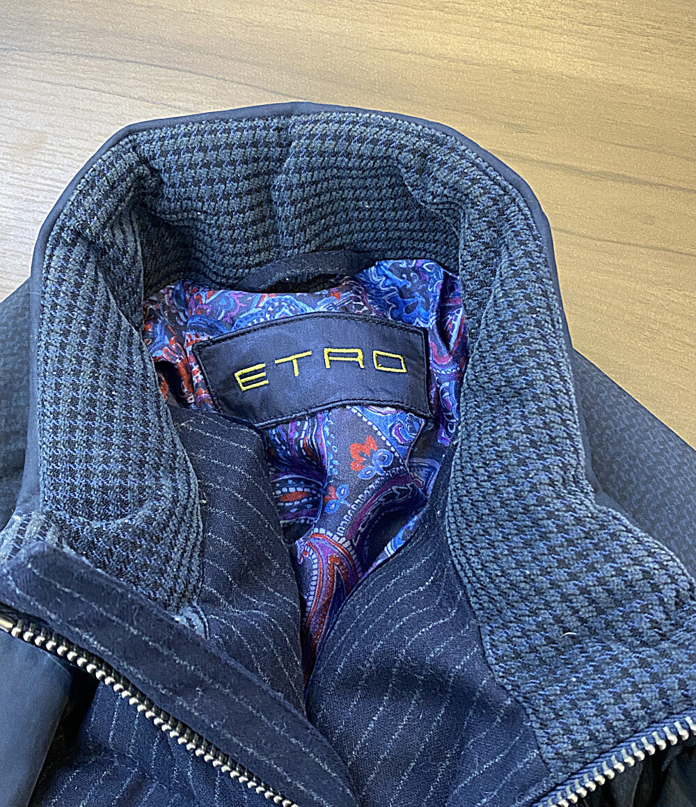 ETRO ダウンジャケット 裏地ペイズリー柄 132-12486-0188 メンズ SIZE XL エトロ