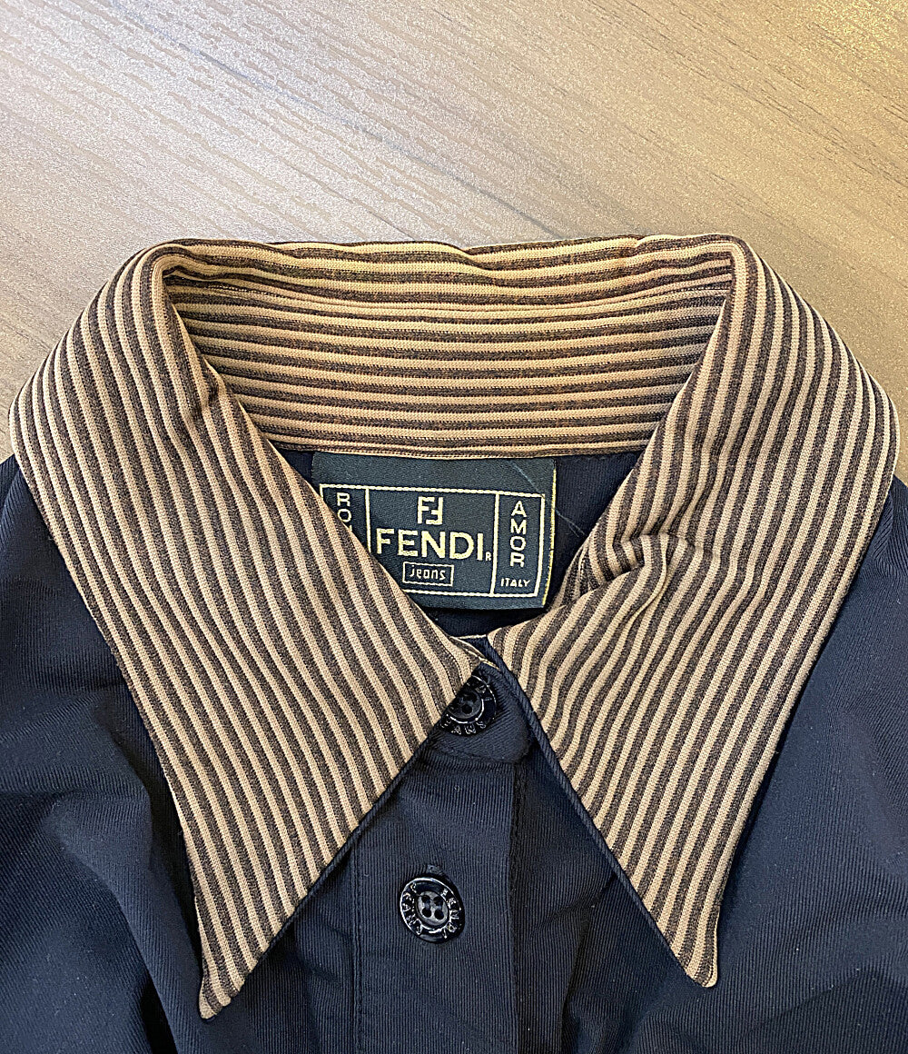 FENDI 半袖ポロロングワンピース 80-90S レディース SIZE 40 フェンディ