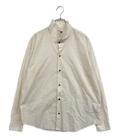 HERMES セリエボタンスタンドカラーシャツ 長袖 メンズ SIZE S エルメス