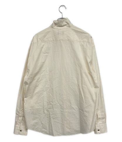 HERMES セリエボタンスタンドカラーシャツ 長袖 メンズ SIZE S エルメス