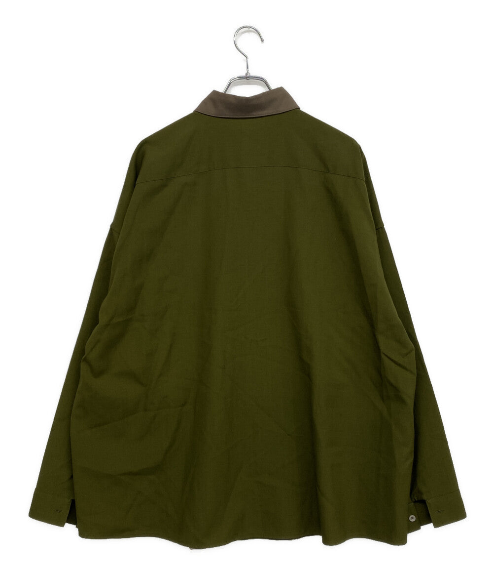 MARNI 長袖シャツ ウールトロピカルカラーブロック 22SS CUMU0061QU メンズ SIZE 52 マルニ