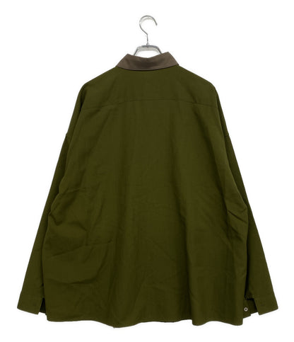 MARNI 長袖シャツ ウールトロピカルカラーブロック 22SS CUMU0061QU メンズ SIZE 52 マルニ