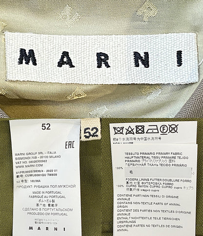 MARNI 長袖シャツ ウールトロピカルカラーブロック 22SS CUMU0061QU メンズ SIZE 52 マルニ