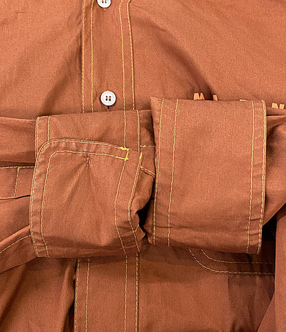 MARNI バイカラーフーデットシャツ 長袖 22SS CUMU0217P1 メンズ SIZE 48 マルニ