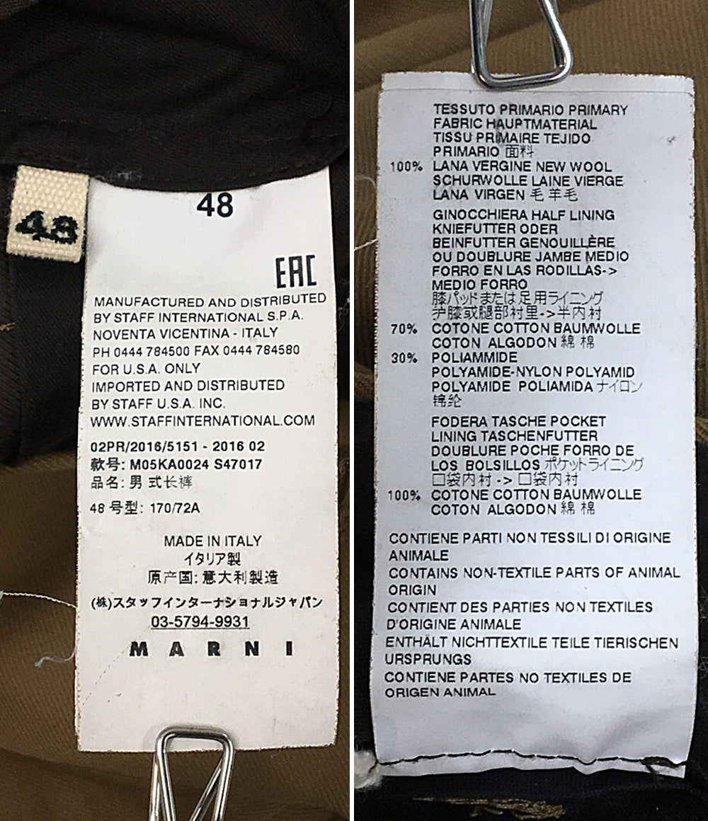 MARNI ウール2タックバルーンパンツ 16AW レディース SIZE 48 マルニ