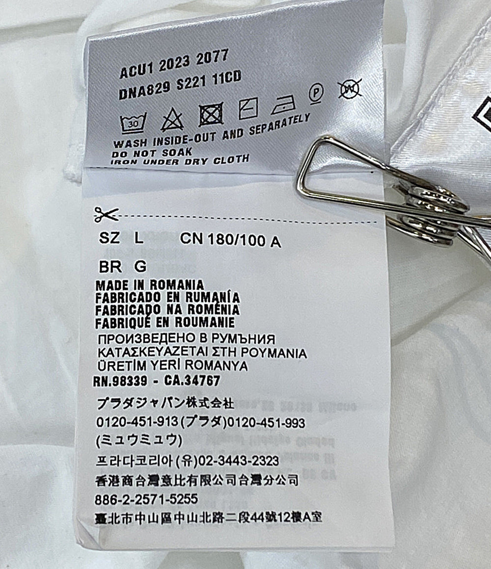 PRADA コットンクルーネックカットソー メンズ SIZE L プラダ