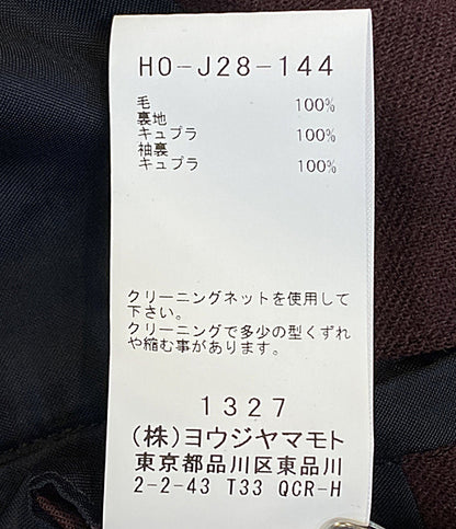 YOHJI YAMAMOTO POUR HOMME フラノエンジコート 24AW メンズ SIZE ２ ヨウジヤマモトプールオム