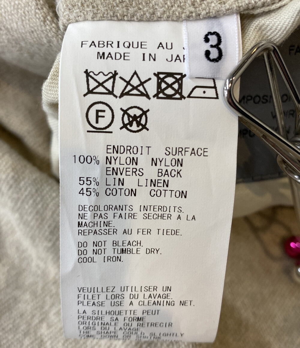 YOHJI YAMAMOTO POUR HOMME PIECE UNIQUE PIECE UNIQUE ジャケット 24AW HR-J13-604 メンズ SIZE 3 ヨウジヤマモトプールオム