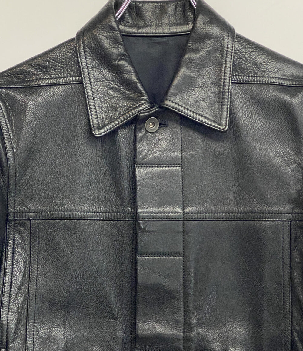 Rick Owens レザージャケット Rick Owens のレザージャケットを使用したスタイリング Jacket:Rick